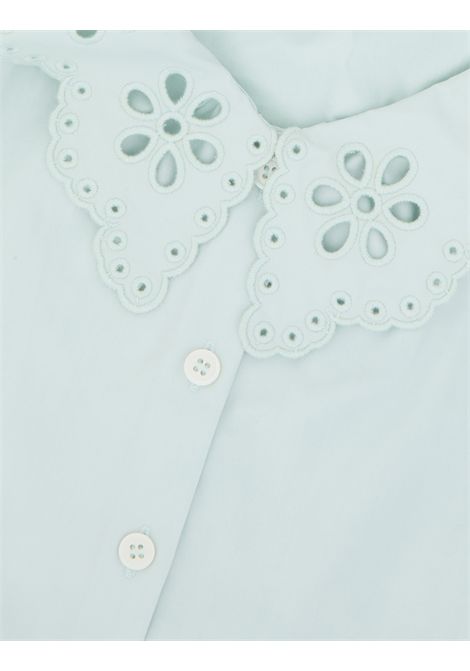 Camicia con ricamo ZIMMERMANN KIDS | 5871TRS261SOFT MINT